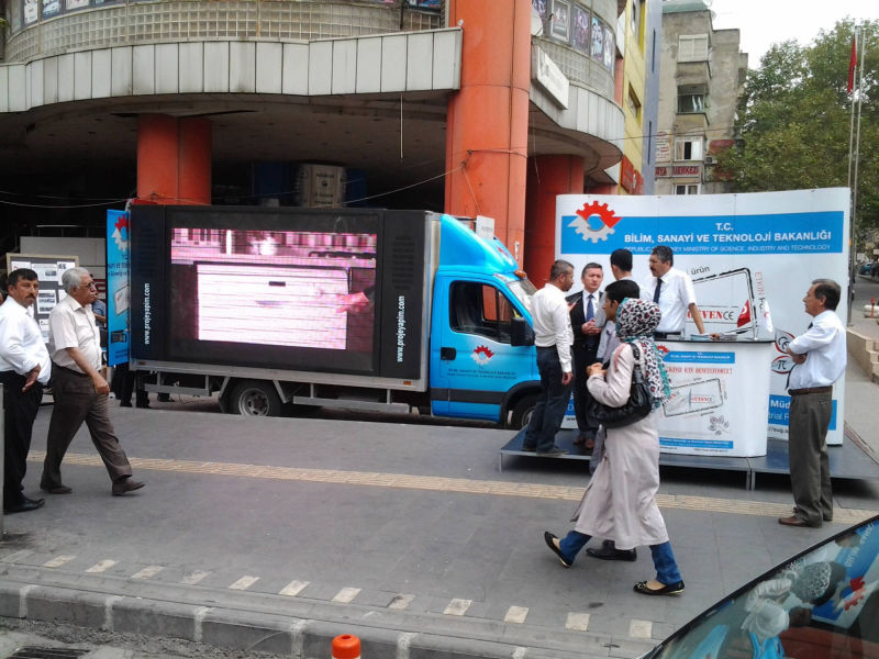 Mobil TV kamyonet kiralama 